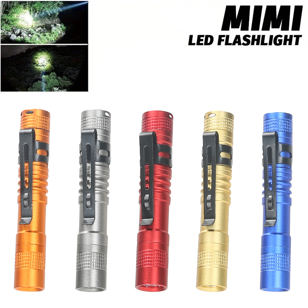 Outdoor Lighting House - Mini Taşınabilir LED Kalem Işık Klipsli