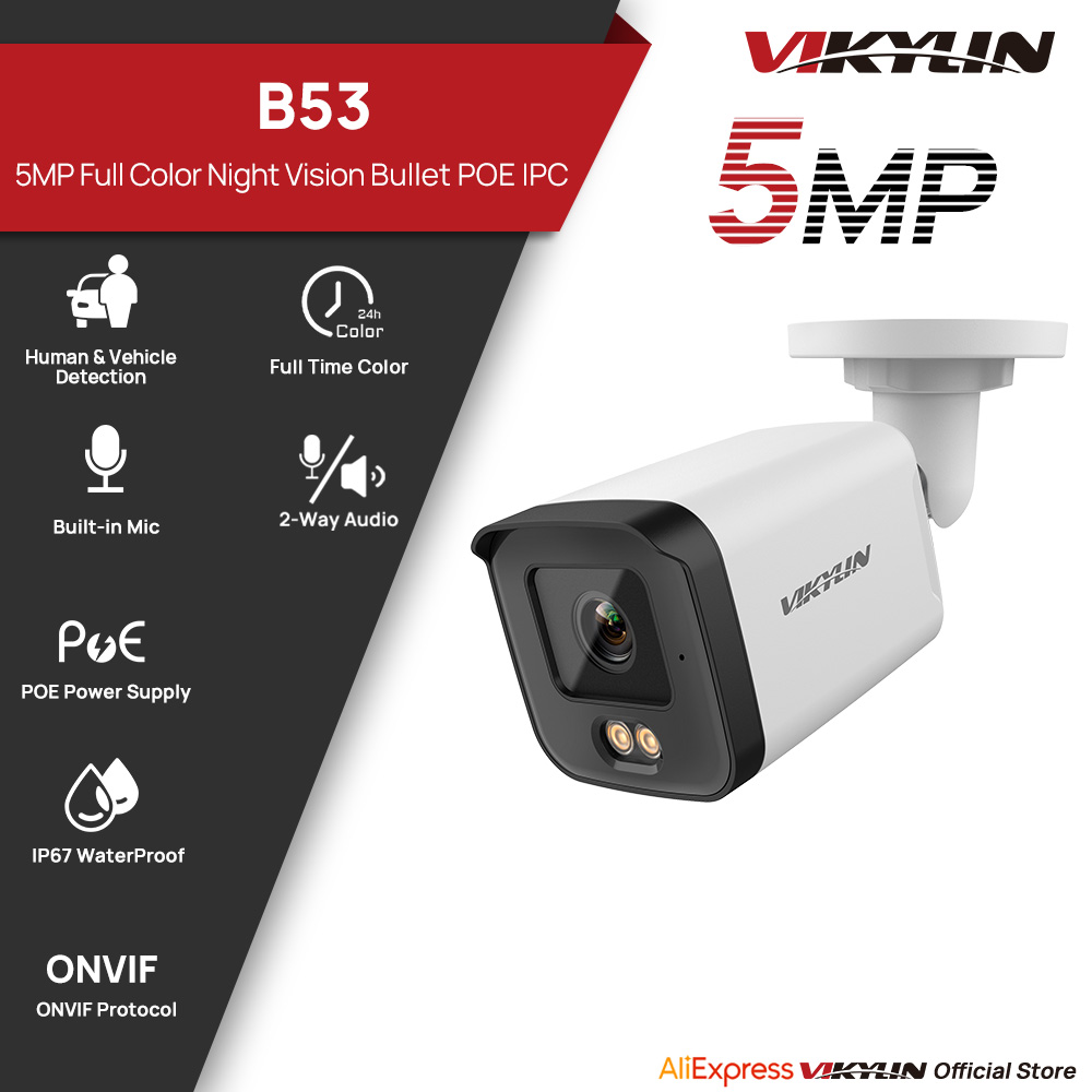 Outdoor Lighting Mains Powered - VIKYLIN 5MP IP Güvenlik Kamerası Tam