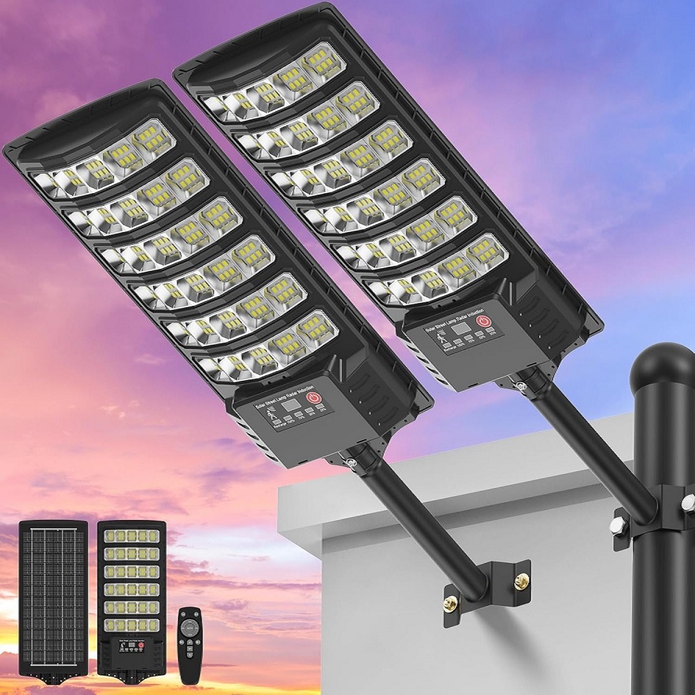 Outdoor Lighting Dusk To Dawn - Direk Montajlı Güneş Enerjili Sokak Lambası,