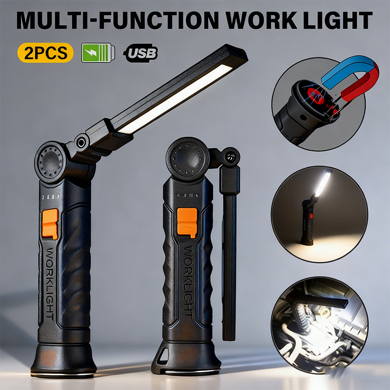 Outdoor Lighting House - Taşınabilir COB LED El Feneri USB