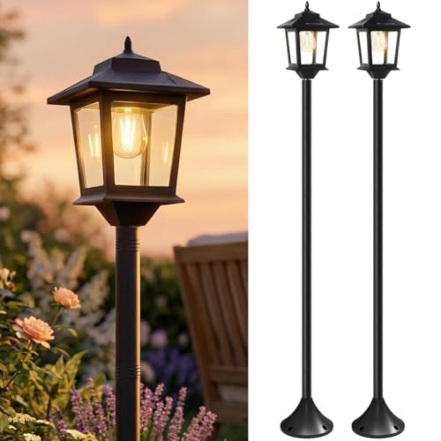 Outdoor Lighting Dusk To Dawn - Dış Mekan Güneş Enerjili Direk Lambaları,