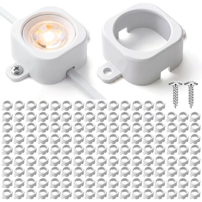 Outdoor Lighting Govee - 200 adet Dış Mekan Işık Klipsi,