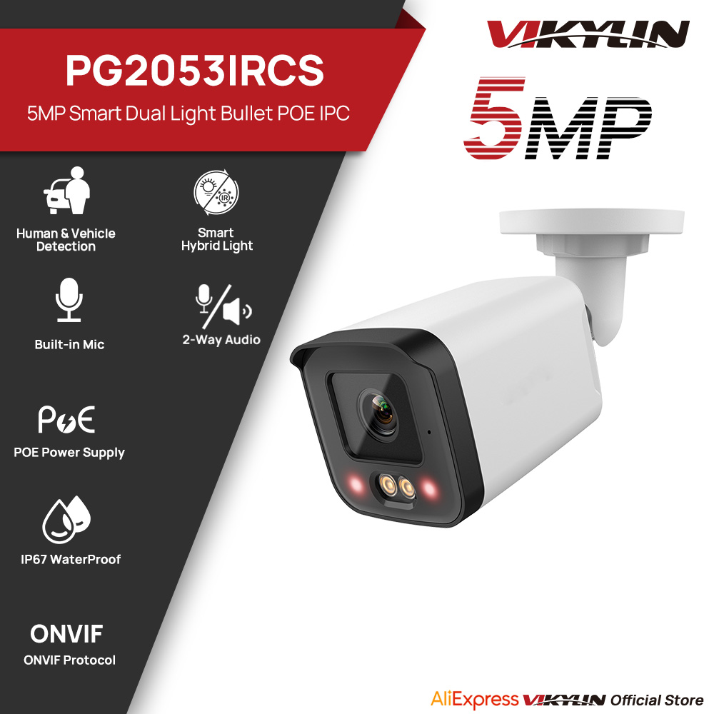 Outdoor Lighting Mains Powered - VIKYLIN IP Güvenlik Kamerası 5MP Akıllı