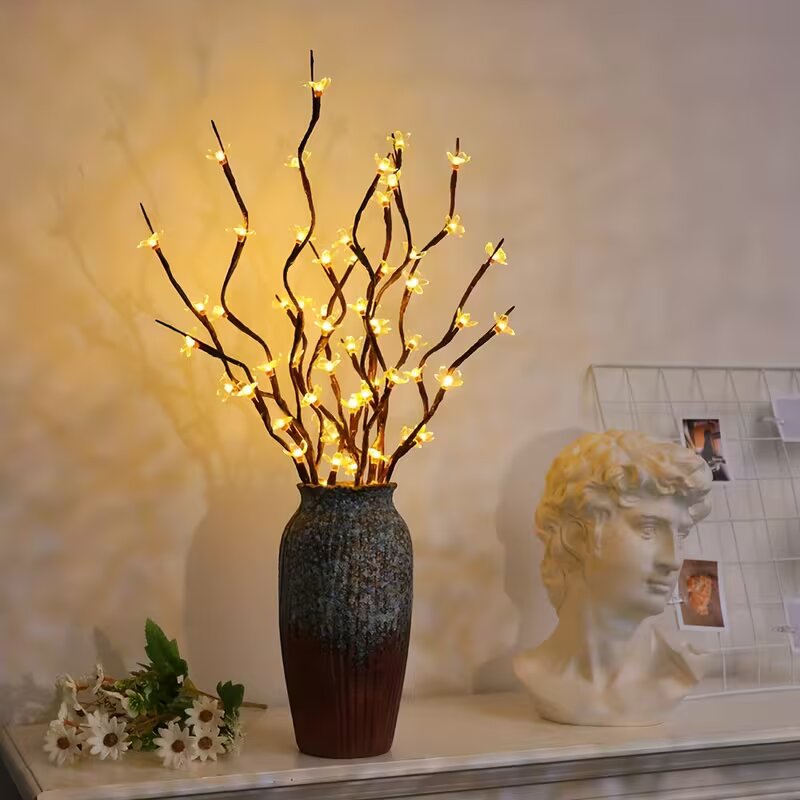 Outdoor Lighting Decoration - 1/2 adet 20LED kiraz çiçeği ağacı