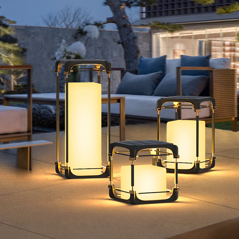 Outdoor Lighting Decoration - Işıklı Zemin Lambası Avlu Güneş Enerjili