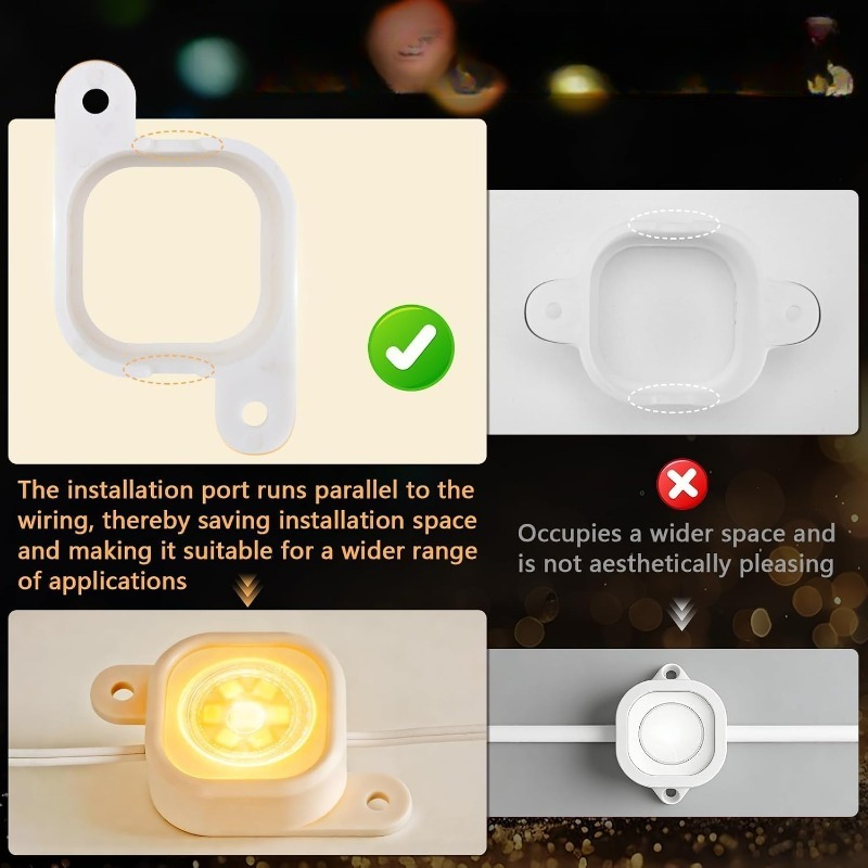 Outdoor Lighting Govee - 52/88/138 adet LED Işık Klipsi, Tutucu