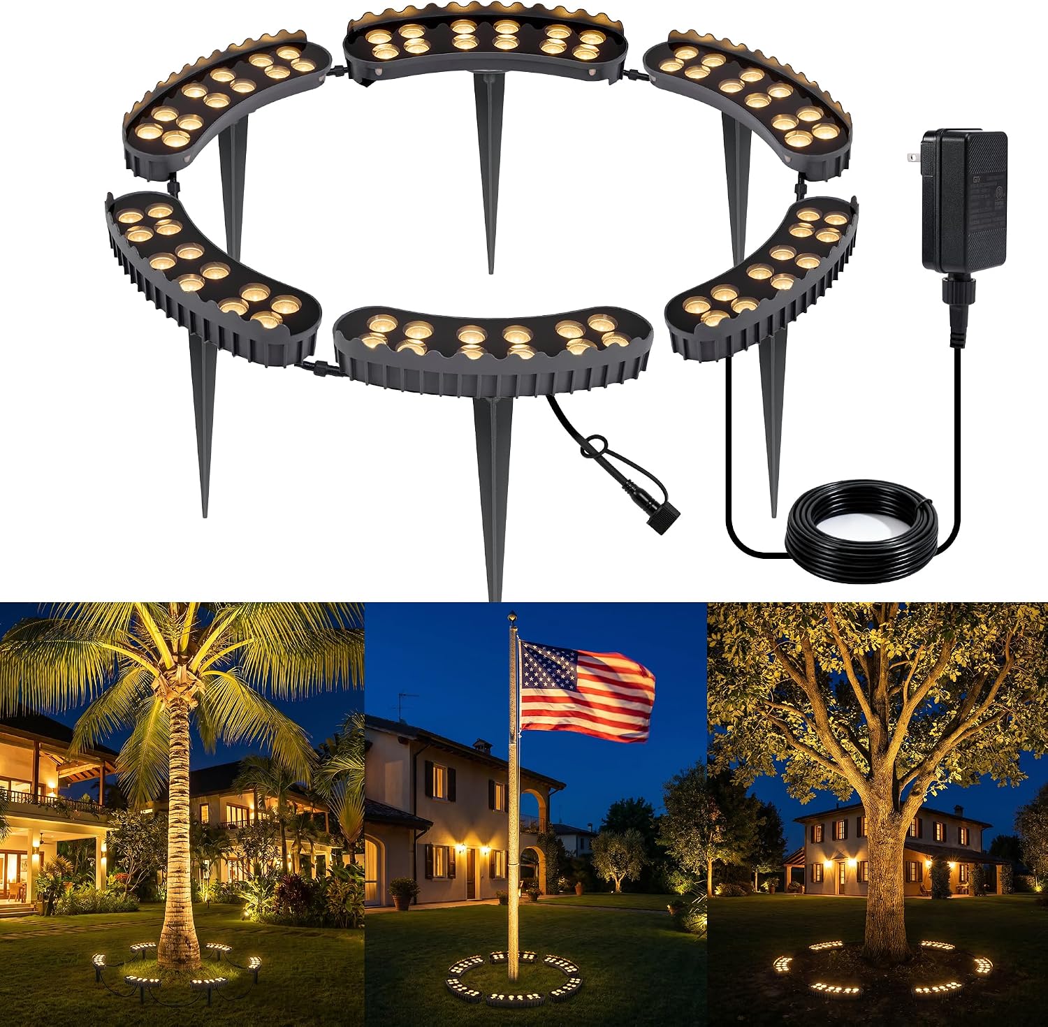 Outdoor Lighting Low Voltage - Dış Mekan Ağaç Aydınlatma Seti 6'lı