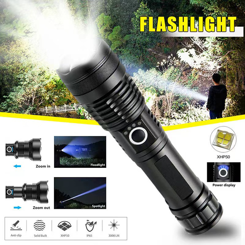 Outdoor Lighting House - Yüksek Güçlü XHP70 Led El Feneri