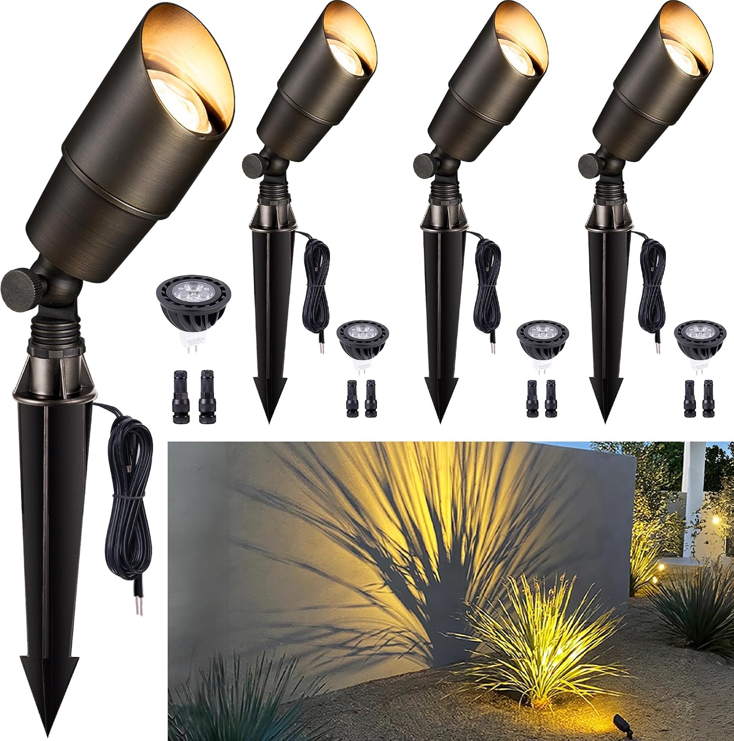 Outdoor Lighting Low Voltage - Pirinç Peyzaj Aydınlatması Dış Mekan Düşük