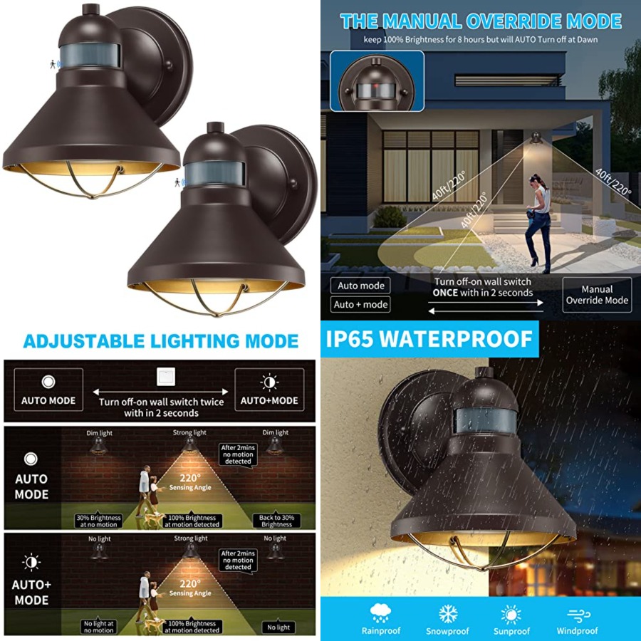 2'li Paket Hareket Sensörlü Dı - Outdoor Lighting Sconce incelemesi ve fiyatı