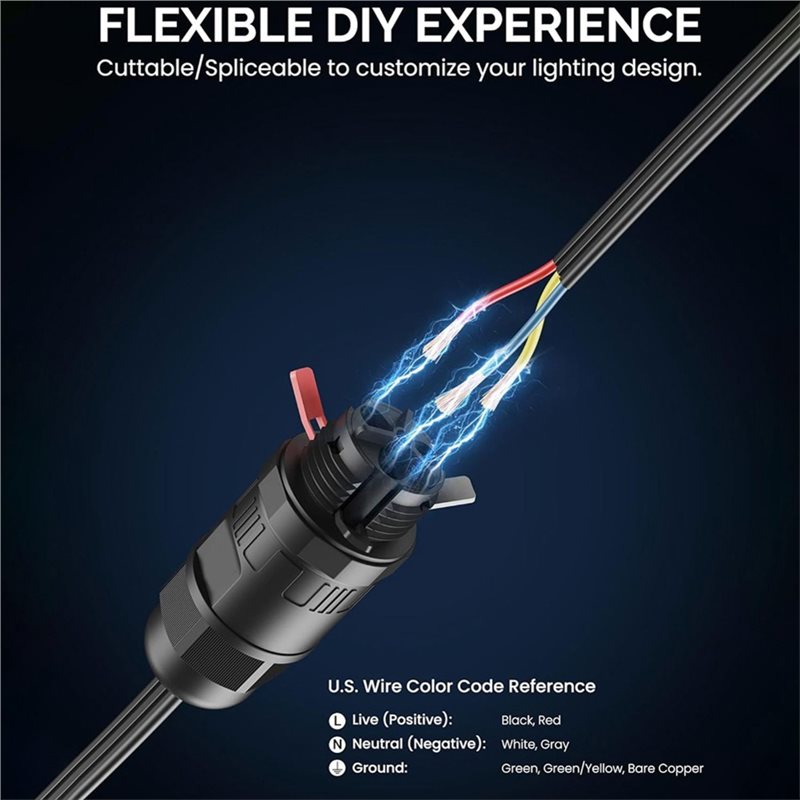 DT17 Su Geçirmez Bağlantı Konn - Outdoor Lighting Govee incelemesi ve fiyatı