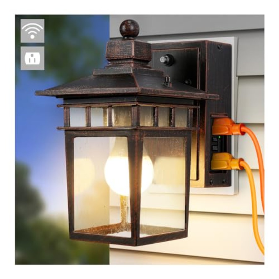 GFCI Prizli Dış Mekan Aydınlat - Outdoor Lighting Dusk To Dawn incelemesi ve fiyatı