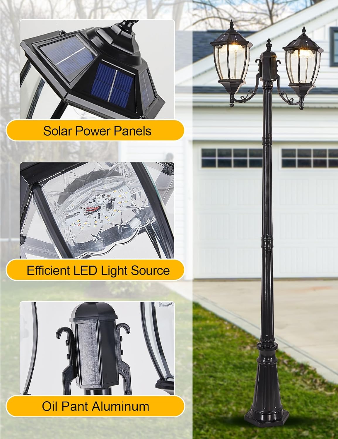 Dış Mekan Güneş Enerjili Direk - Outdoor Lighting Dusk To Dawn incelemesi ve fiyatı
