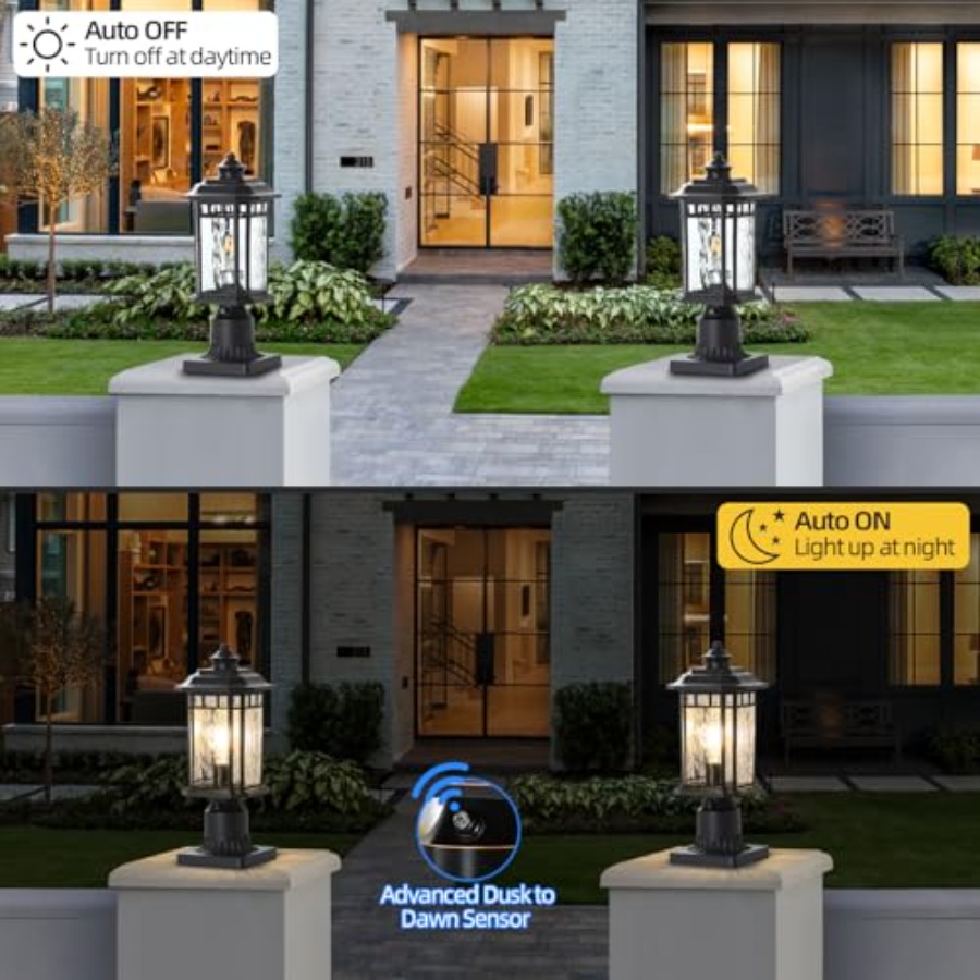 2'li Paket Dış Mekan Direk Lam - Outdoor Lighting Dusk To Dawn incelemesi ve fiyatı