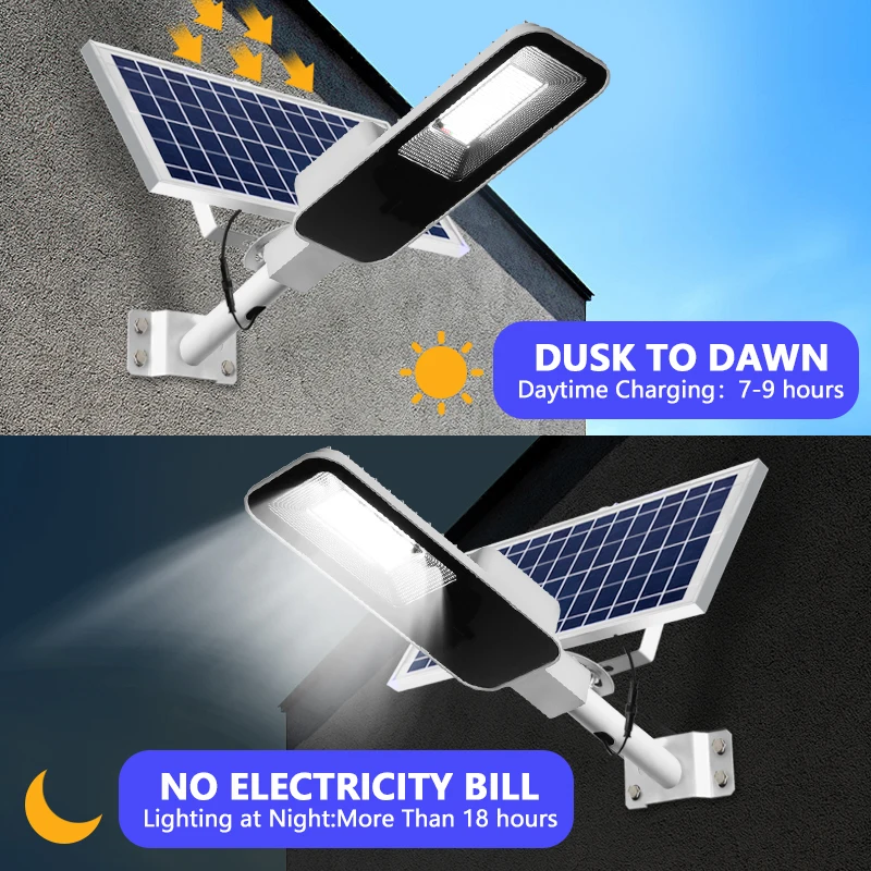 200W güçlü güneş ışığı açık gü - Outdoor Lighting Dusk To Dawn incelemesi ve fiyatı