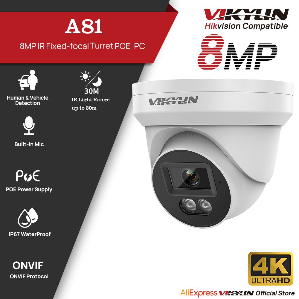 VIKYLIN 8MP HD IP Güvenlik Kam - Outdoor Lighting Mains Powered incelemesi ve fiyatı
