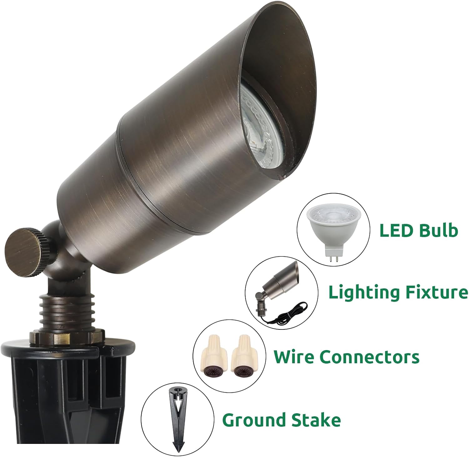 Masif Pirinç Peyzaj LED Spot I - Outdoor Lighting Low Voltage incelemesi ve fiyatı