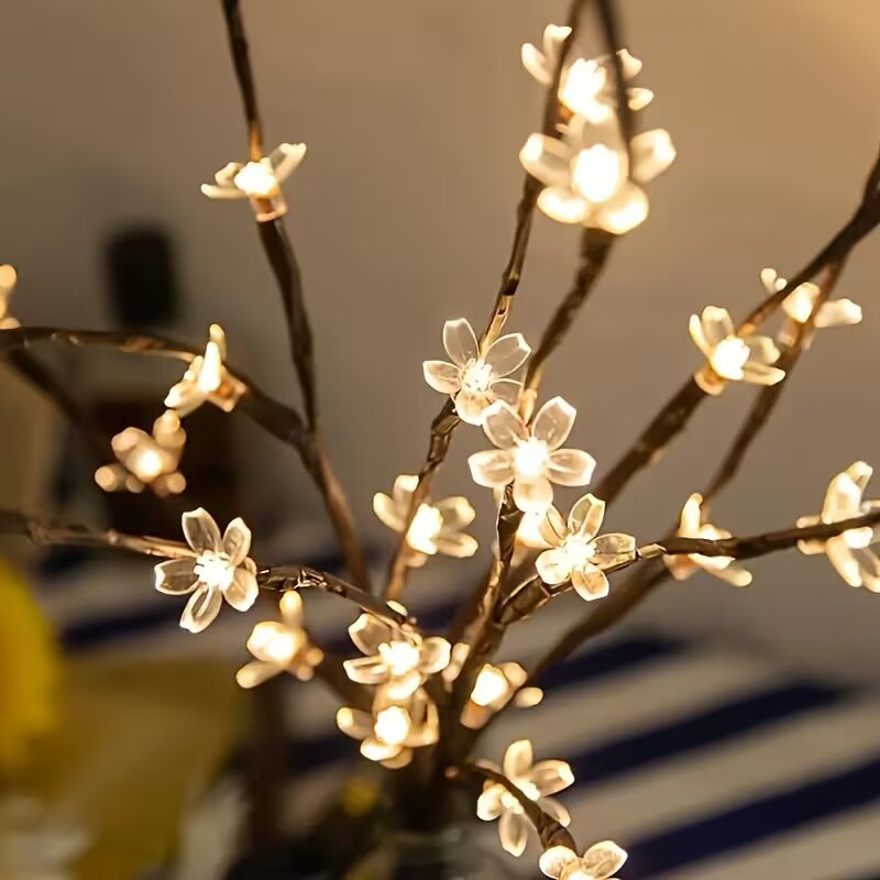 1/2 adet 20LED kiraz çiçeği ağ - Outdoor Lighting Decoration incelemesi ve fiyatı