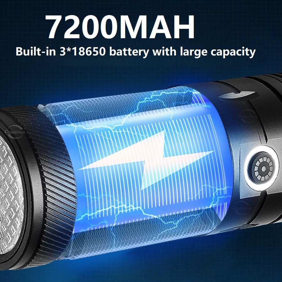 Yüksek Güç LED El Feneri 1800l - Outdoor Lighting Mains Powered incelemesi ve fiyatı