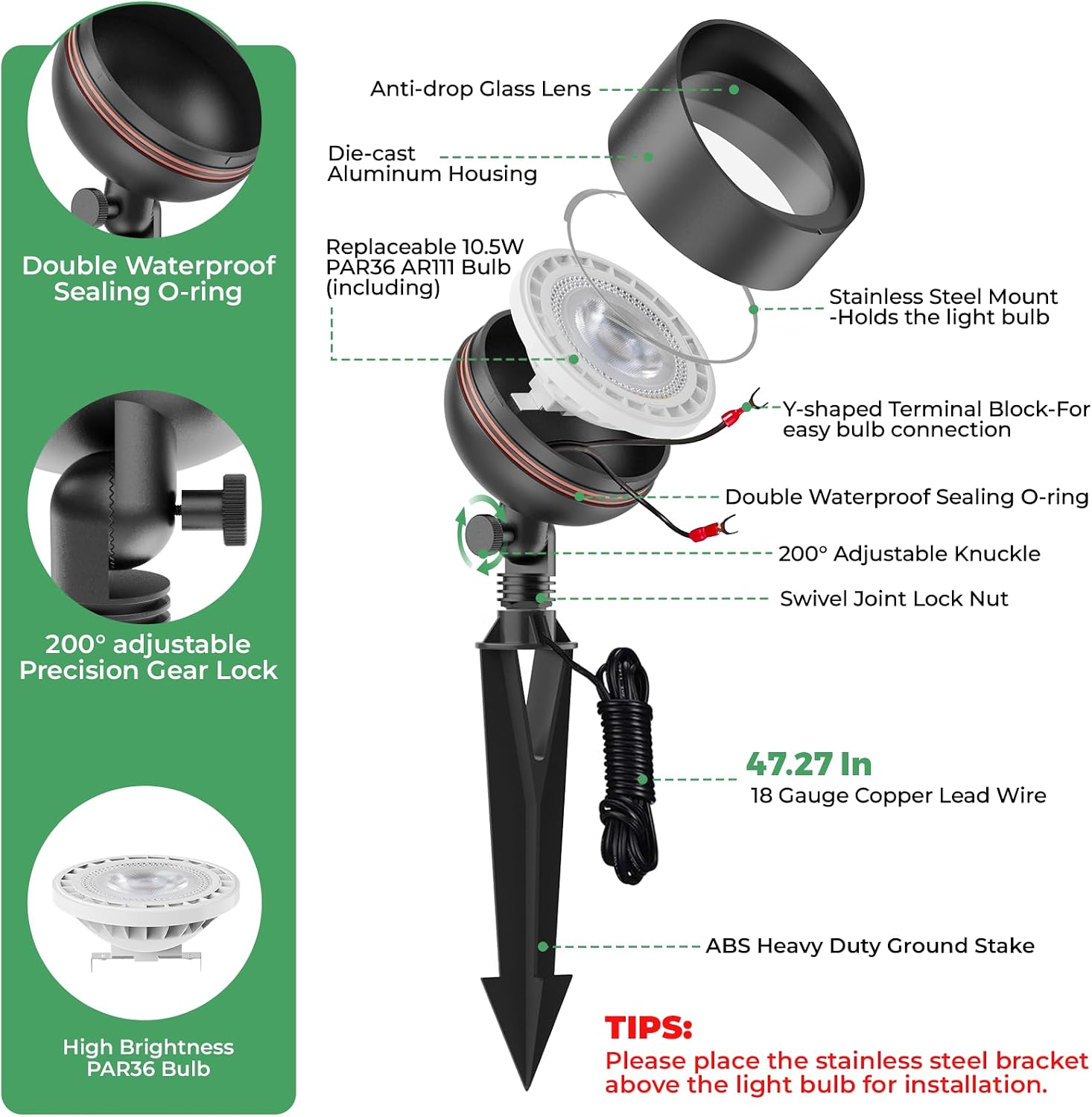 Düşük Voltajlı Peyzaj Led Proj - Outdoor Lighting Low Voltage incelemesi ve fiyatı