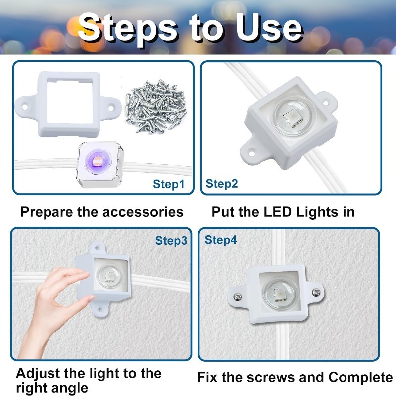 36 adet vidalı dış mekan ışık  - Outdoor Lighting Govee incelemesi ve fiyatı