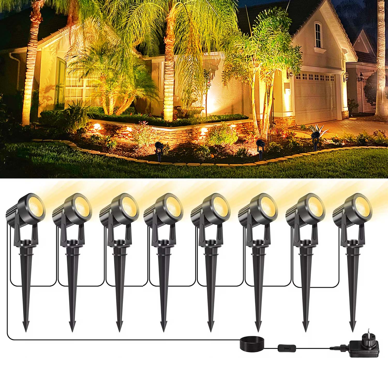 4/6/8LEDS 3000K Açık Spot Peyz - Outdoor Lighting Low Voltage incelemesi ve fiyatı