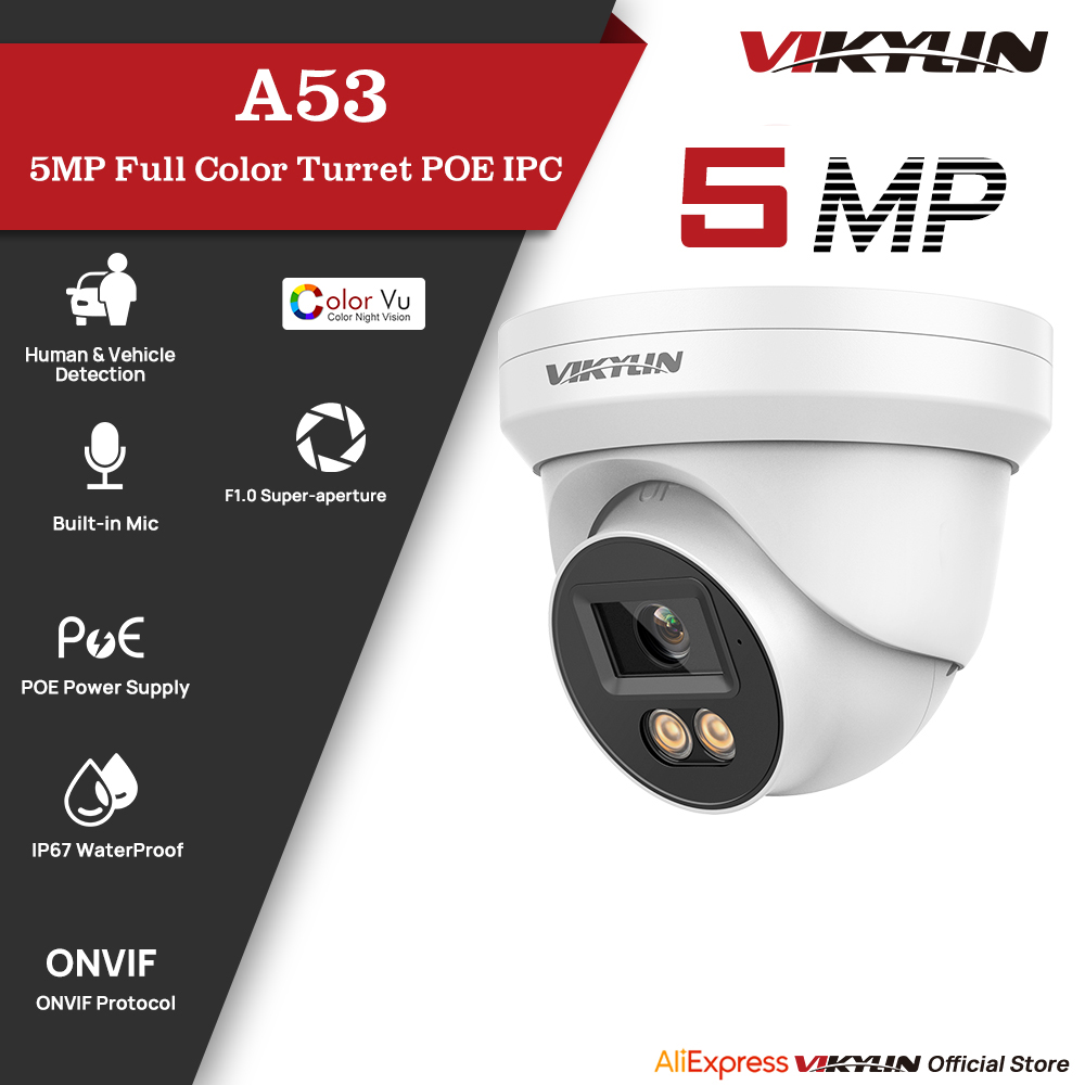 VIKYLIN 5MP IP Güvenlik Kamera - Outdoor Lighting Mains Powered incelemesi ve fiyatı