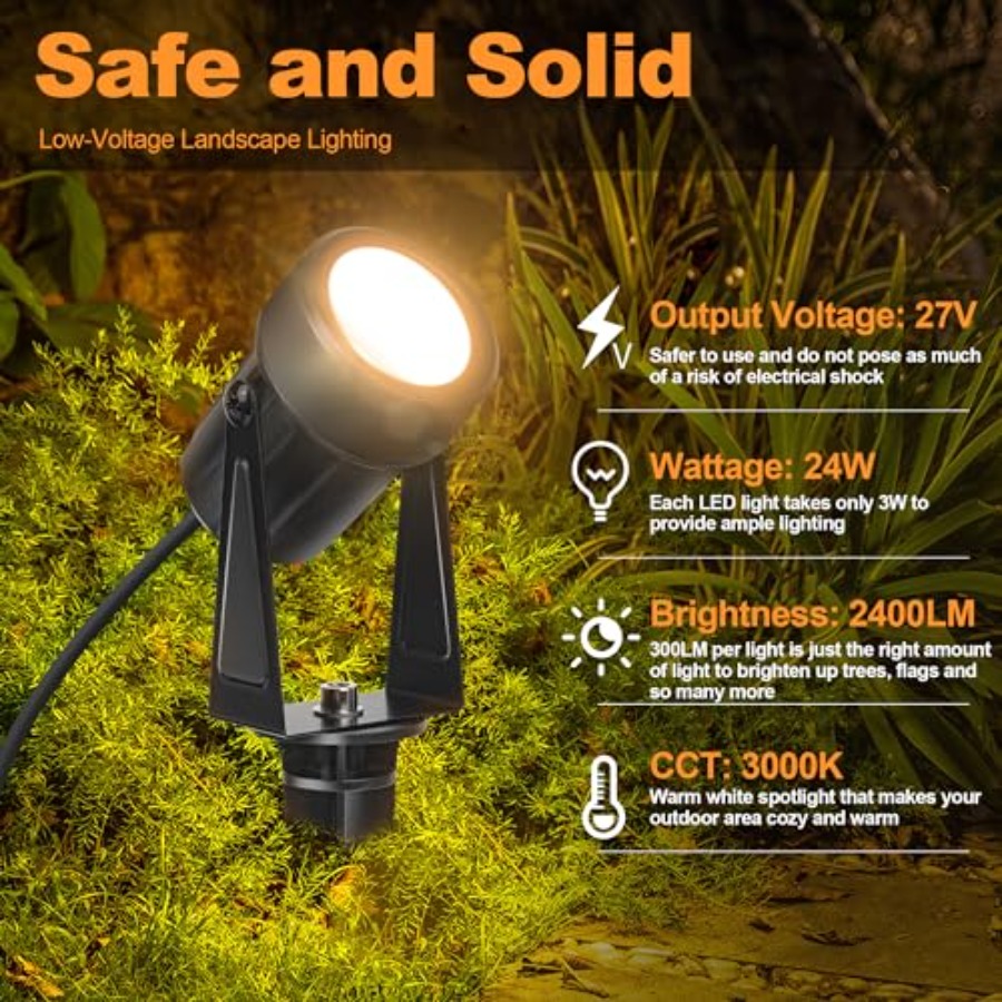 85.3FT LED Dış Mekan Peyzaj Sp - Outdoor Lighting Low Voltage incelemesi ve fiyatı