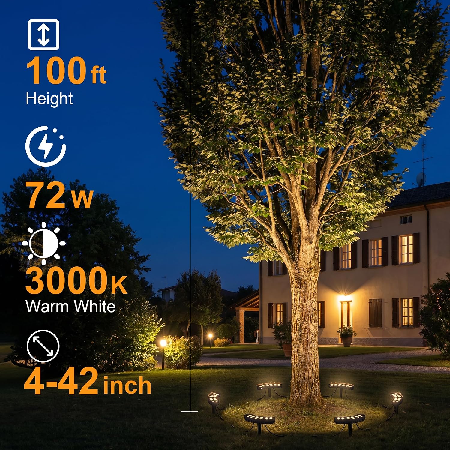 Dış Mekan Ağaç Aydınlatma Seti - Outdoor Lighting Low Voltage incelemesi ve fiyatı