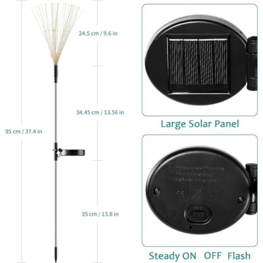 Güneş Enerjili Havai Fişek Işı - Outdoor Lighting Pathway incelemesi ve fiyatı
